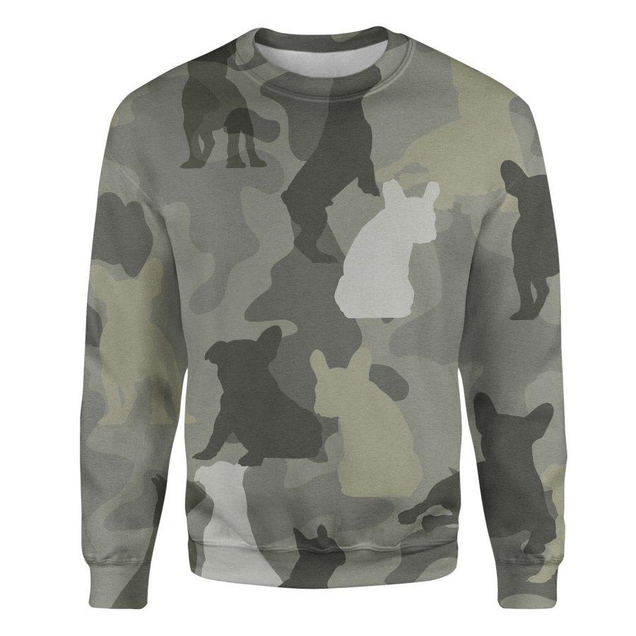 French Bulldog - Camo - Premium Sweatshirt