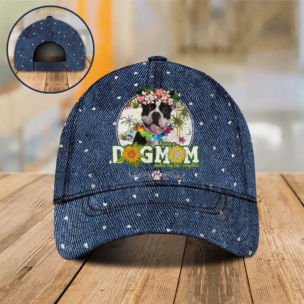 French-Bulldog Hawaii beach Dog Mom Cap
