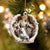 French Bulldog-1-Angel Hug Winter Love Two Sided Ornament