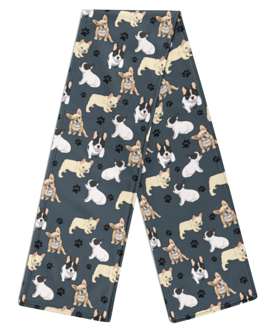 French Bulldog-Paw Dog Scarf
