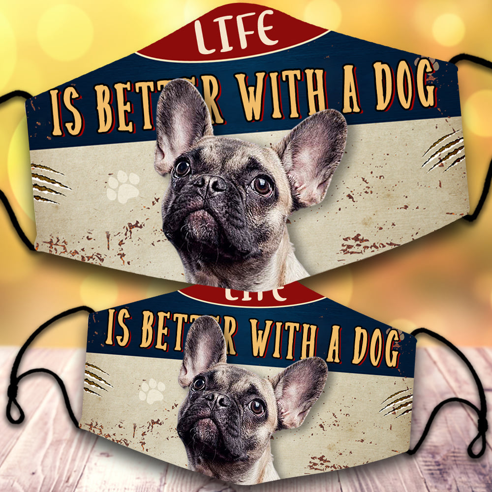 French Bulldog 1-Life Is Better With A Dog-Veil
