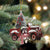 French Bulldog 2-Christmas Truck Two Sided Ornament