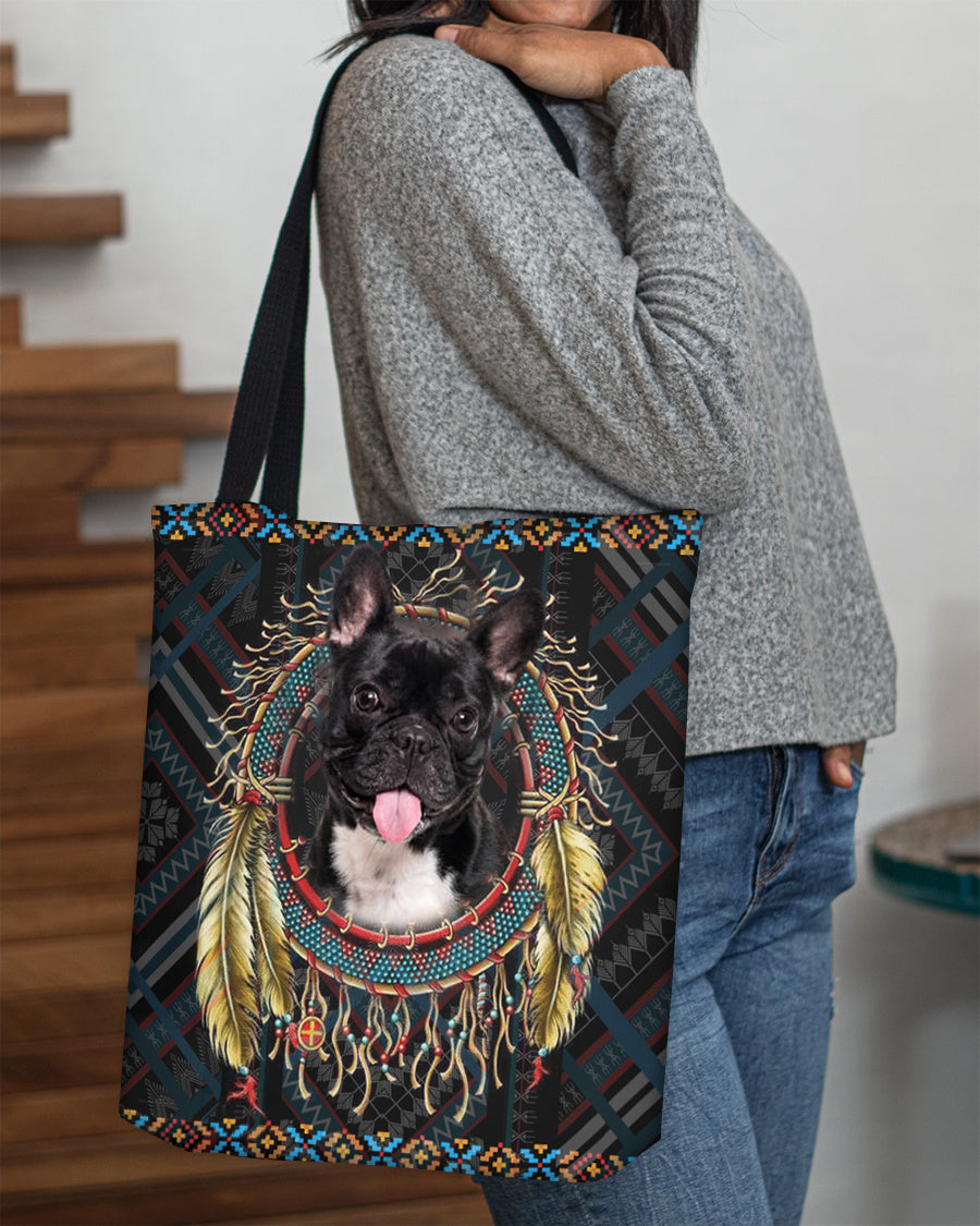 French Bulldog 2  In Dreamcatcher Cloth Tote Bag