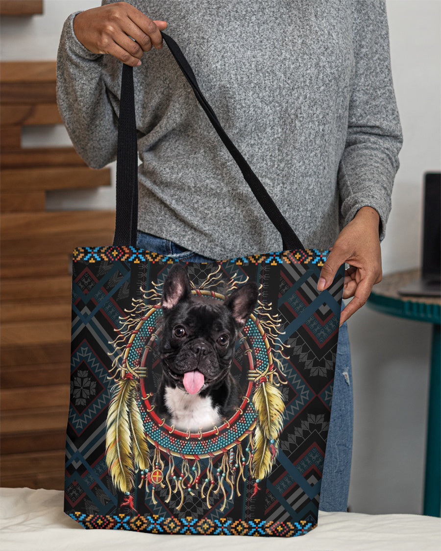 French Bulldog 2  In Dreamcatcher Cloth Tote Bag