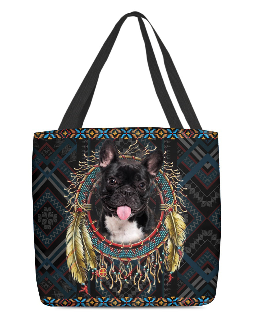 French Bulldog 2  In Dreamcatcher Cloth Tote Bag