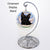 Rainbow Bridge Memorial-French Bulldog Black Porcelain Hanging Ornament