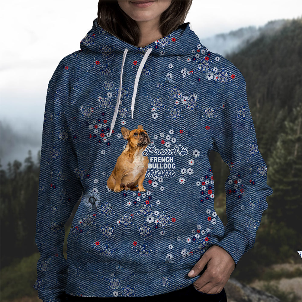 French Bulldog (3) Pround Mom-Hoodie