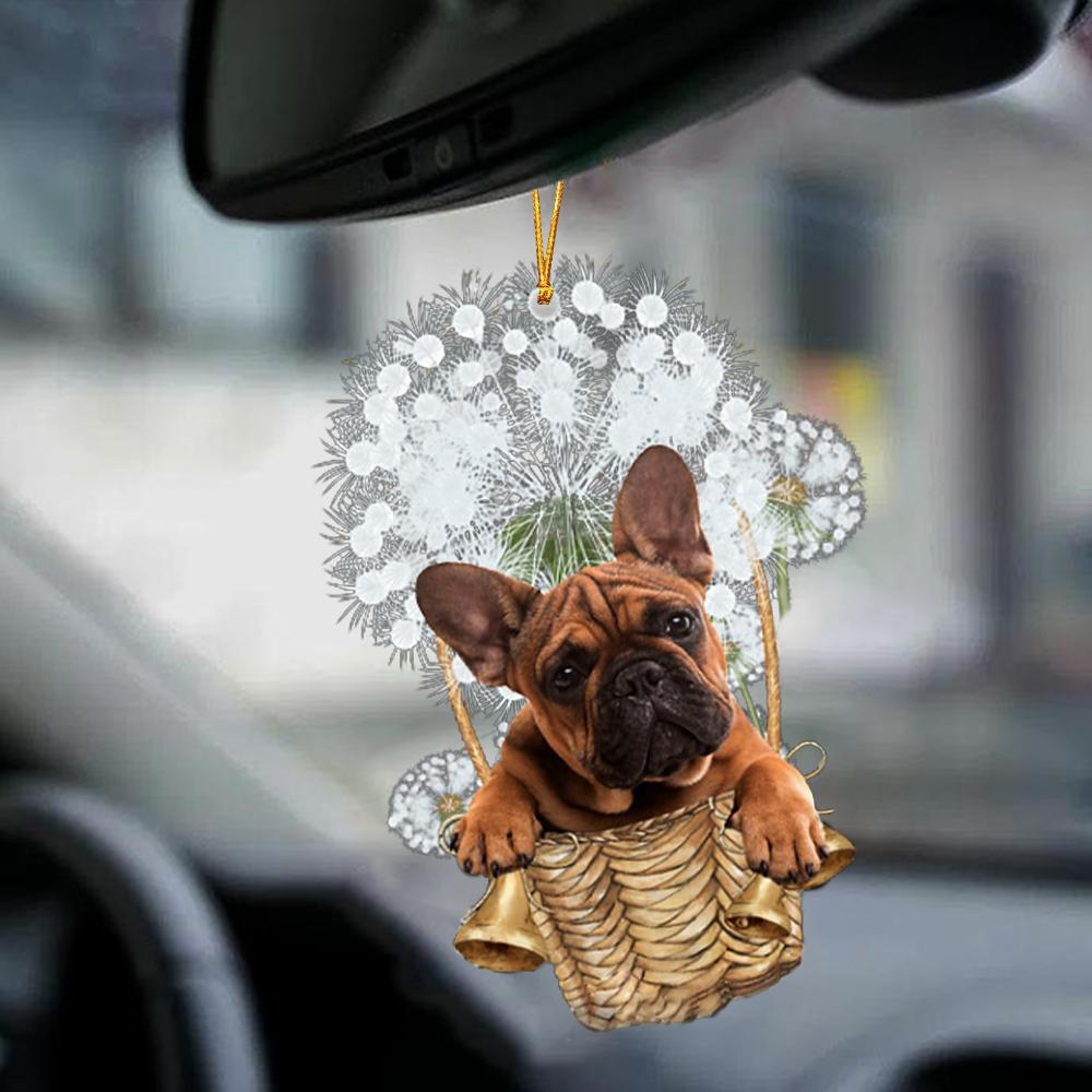 French Bulldog-Dandelion-Two Sided Ornament