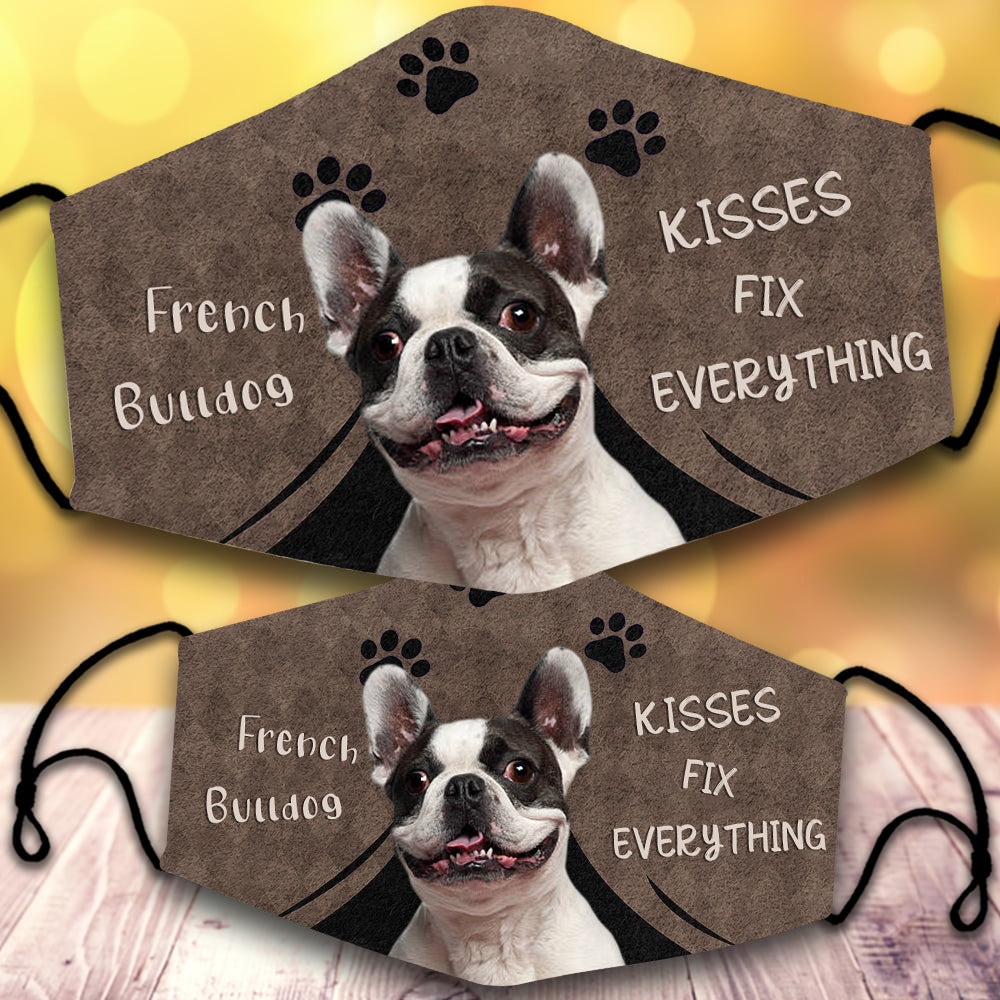 French bulldog 3-Kisses Fix Everything-Veil
