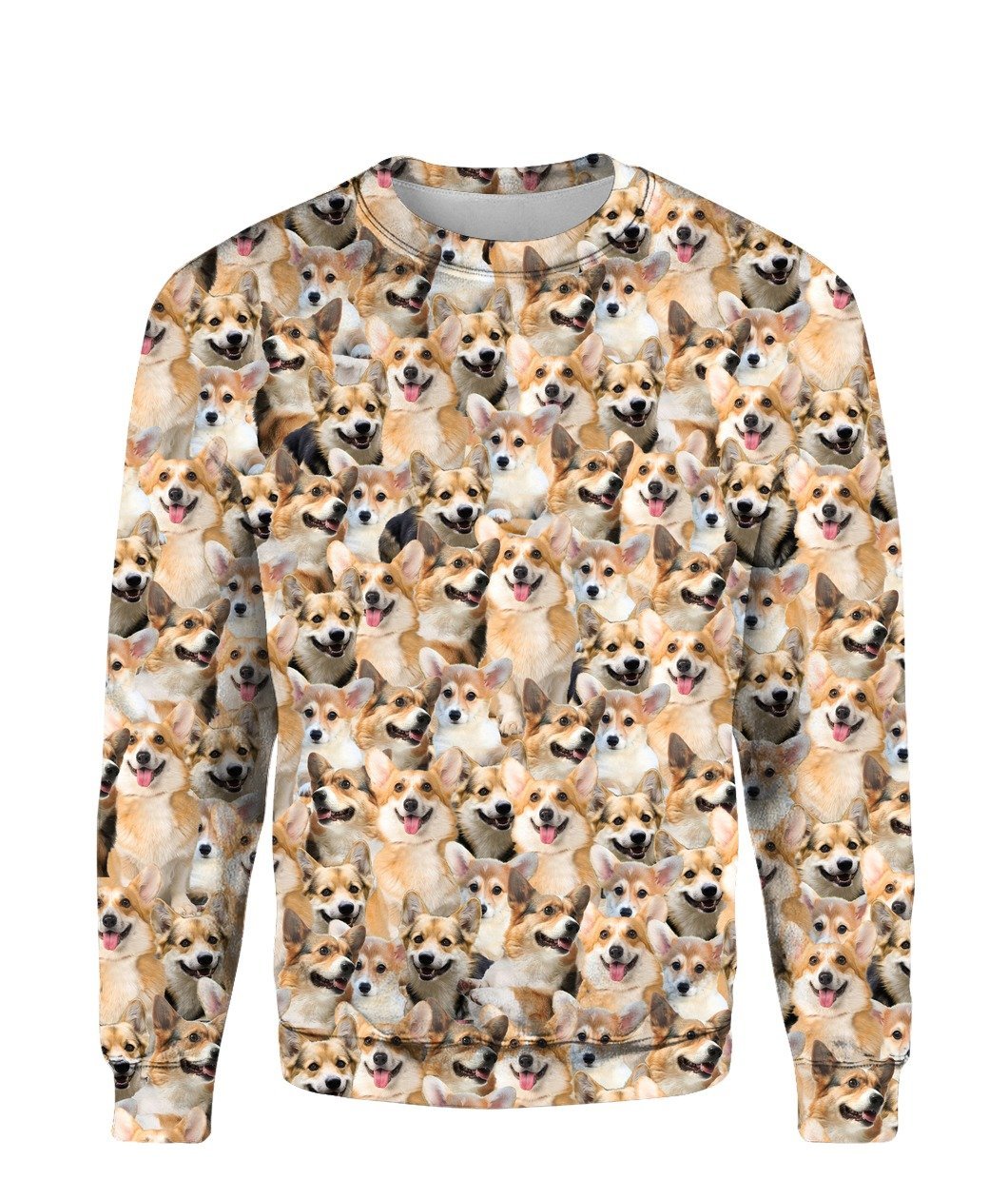Welsh Corgi - Full Face - Premium Sweatshirt