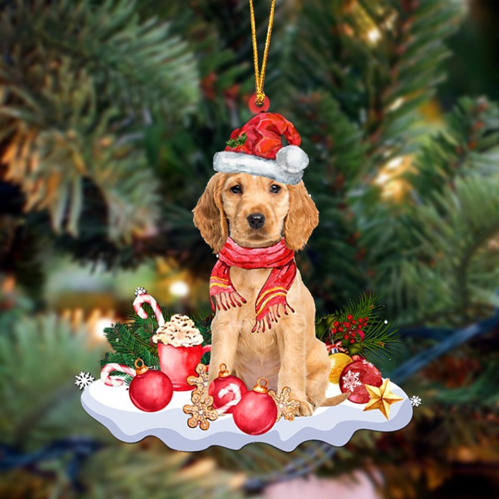 GOLDEN Cocker Spaniel-Better Christmas Hanging Ornament