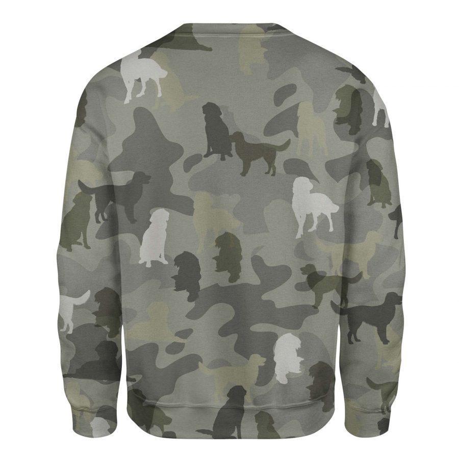 German Longhaired Pointer - Camo - Premium Sweatshirt