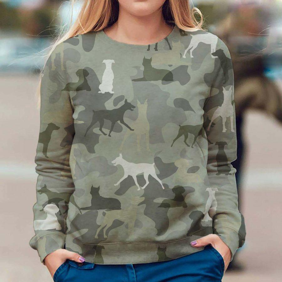 German Pinscher - Camo - Premium Sweatshirt