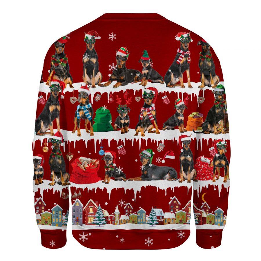German Pinscher - Snow Christmas - Premium Sweatshirt