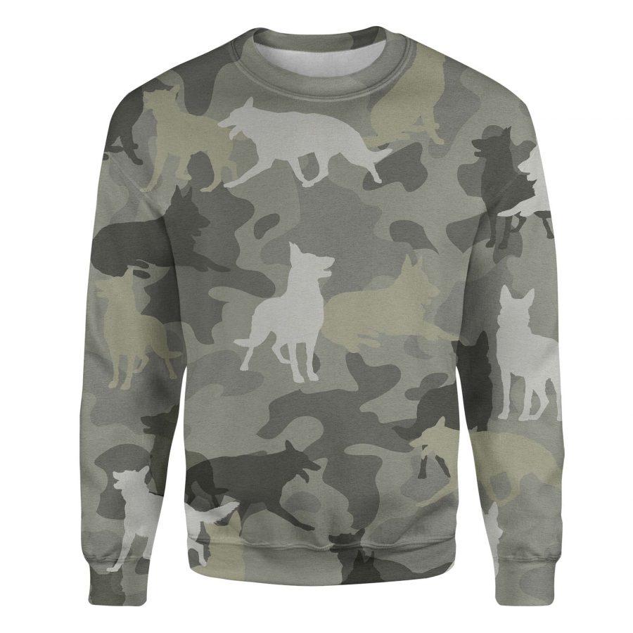German Shepherd - Camo - Premium Sweatshirt