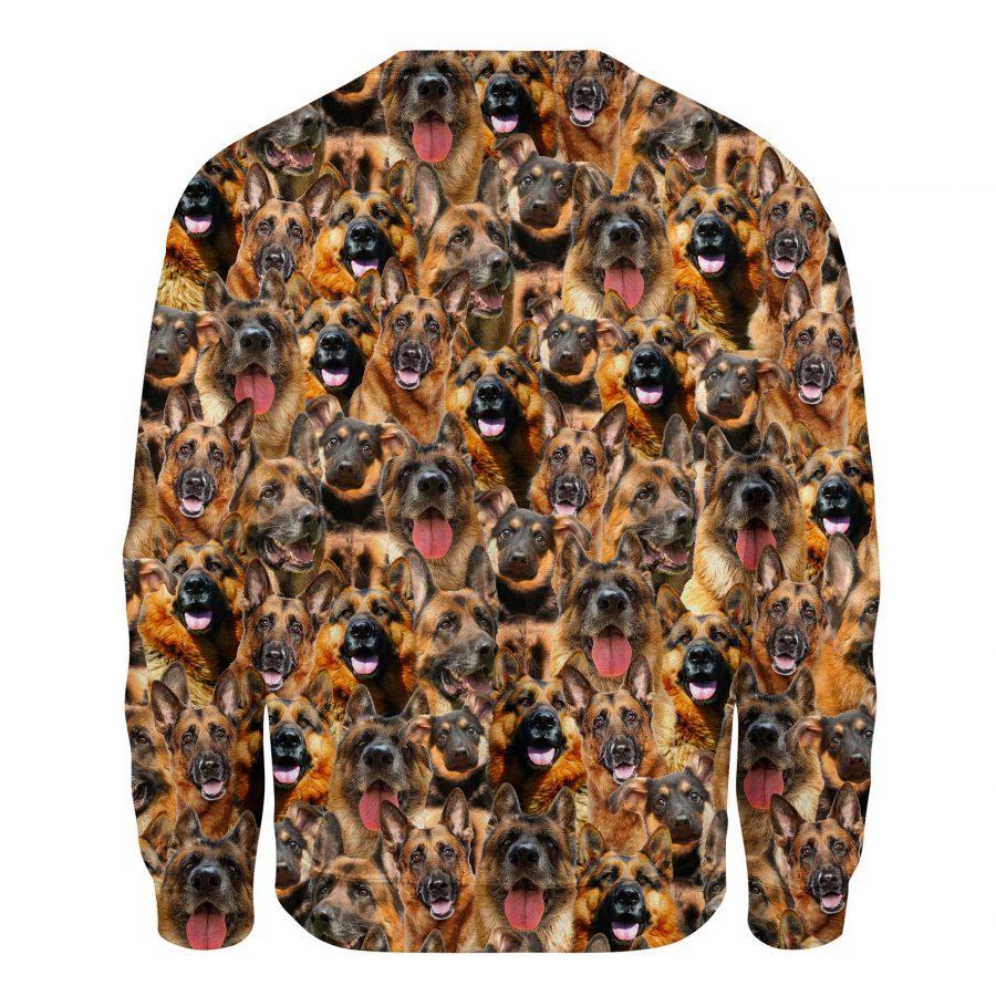 German Shepherd - Full Face - Premium Sweatshirt