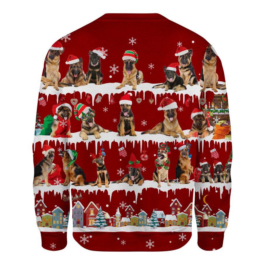 German Shepherd - Snow Christmas - Premium Sweatshirt