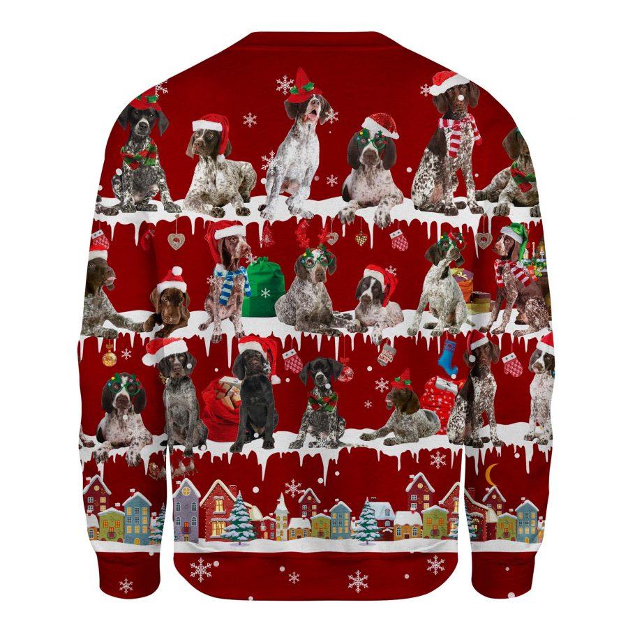German Shorthaired Pointer - Snow Christmas - Premium Sweatshirt