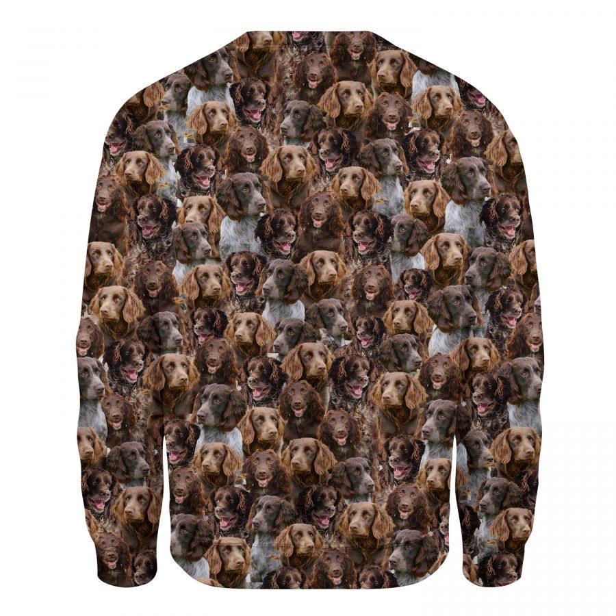 German Spaniel - Full Face - Premium Sweatshirt