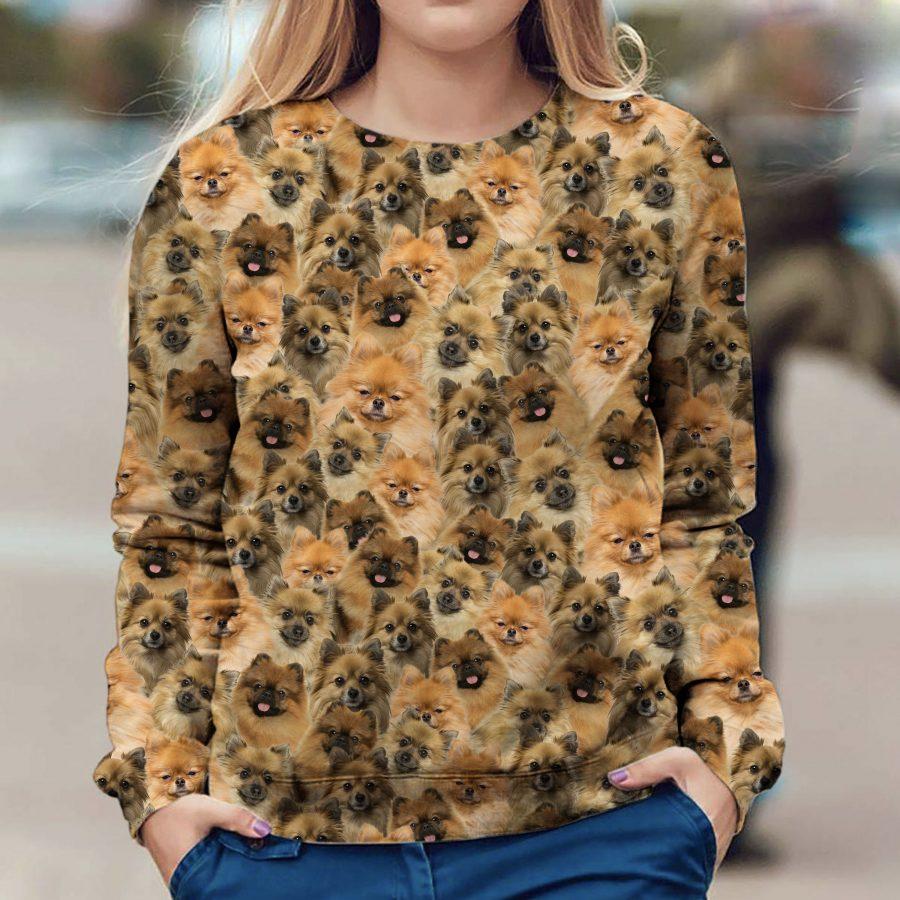 German Spitz - Full Face - Premium Sweatshirt