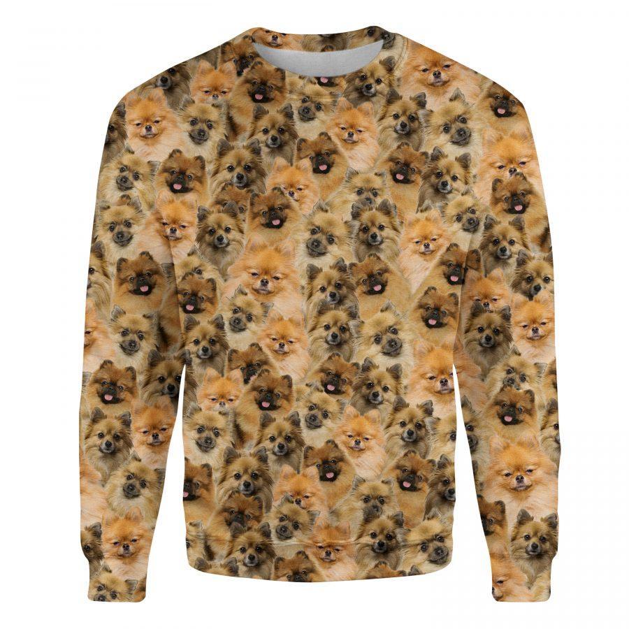 German Spitz - Full Face - Premium Sweatshirt