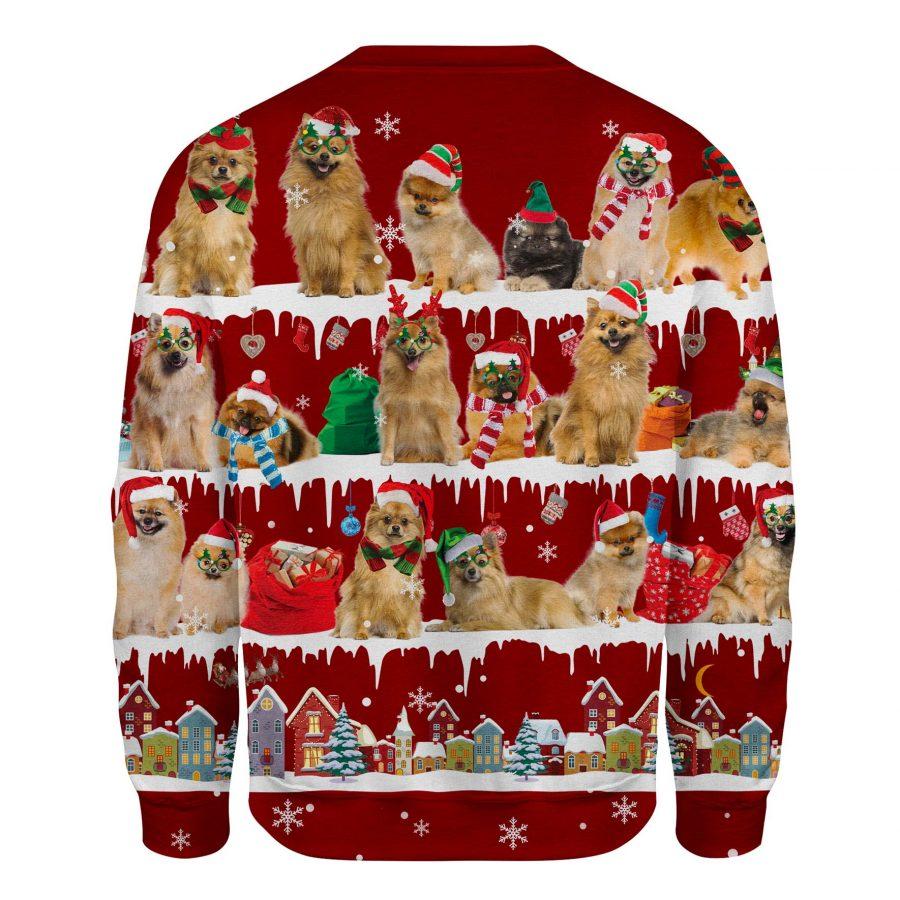 German Spitz - Snow Christmas - Premium Sweatshirt