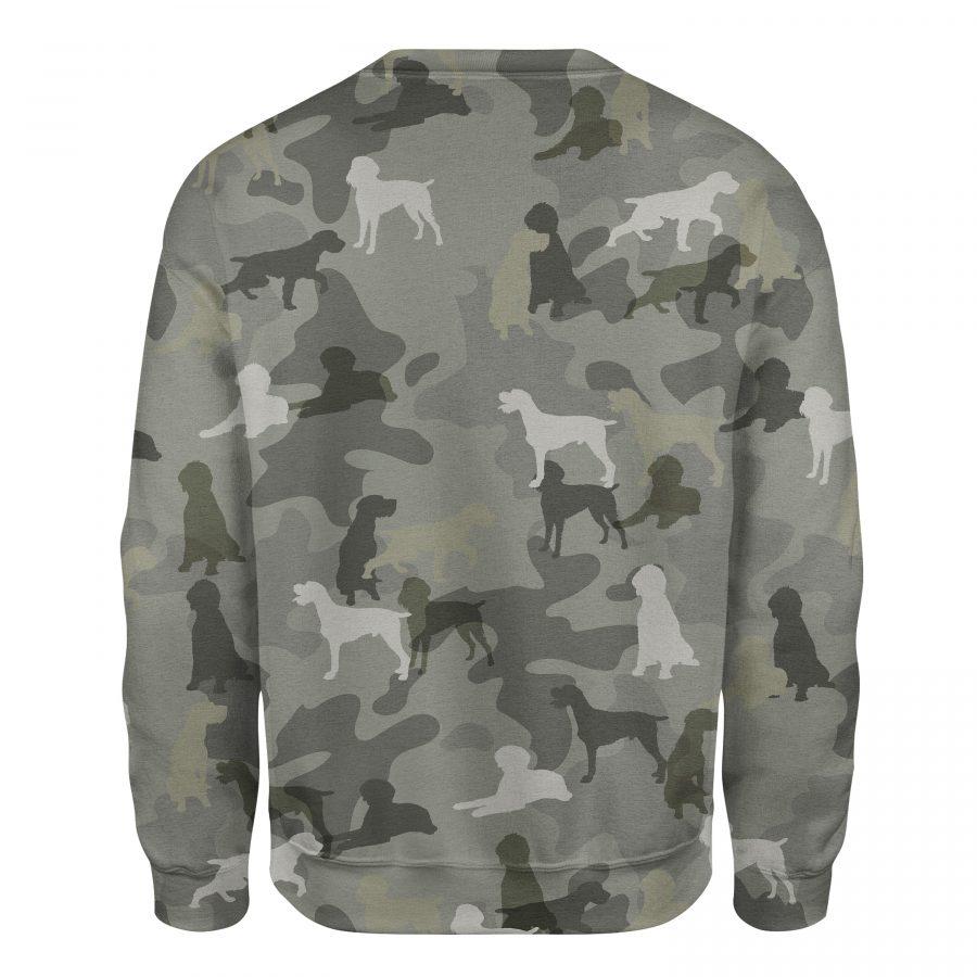 German Wirehaired Pointer - Camo - Premium Sweatshirt