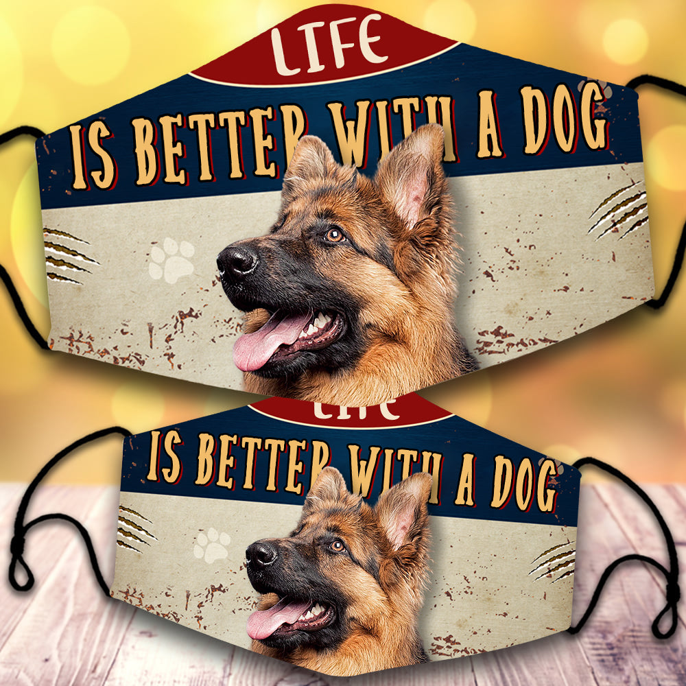 German Shepherd-Life Is Better With A Dog-Veil