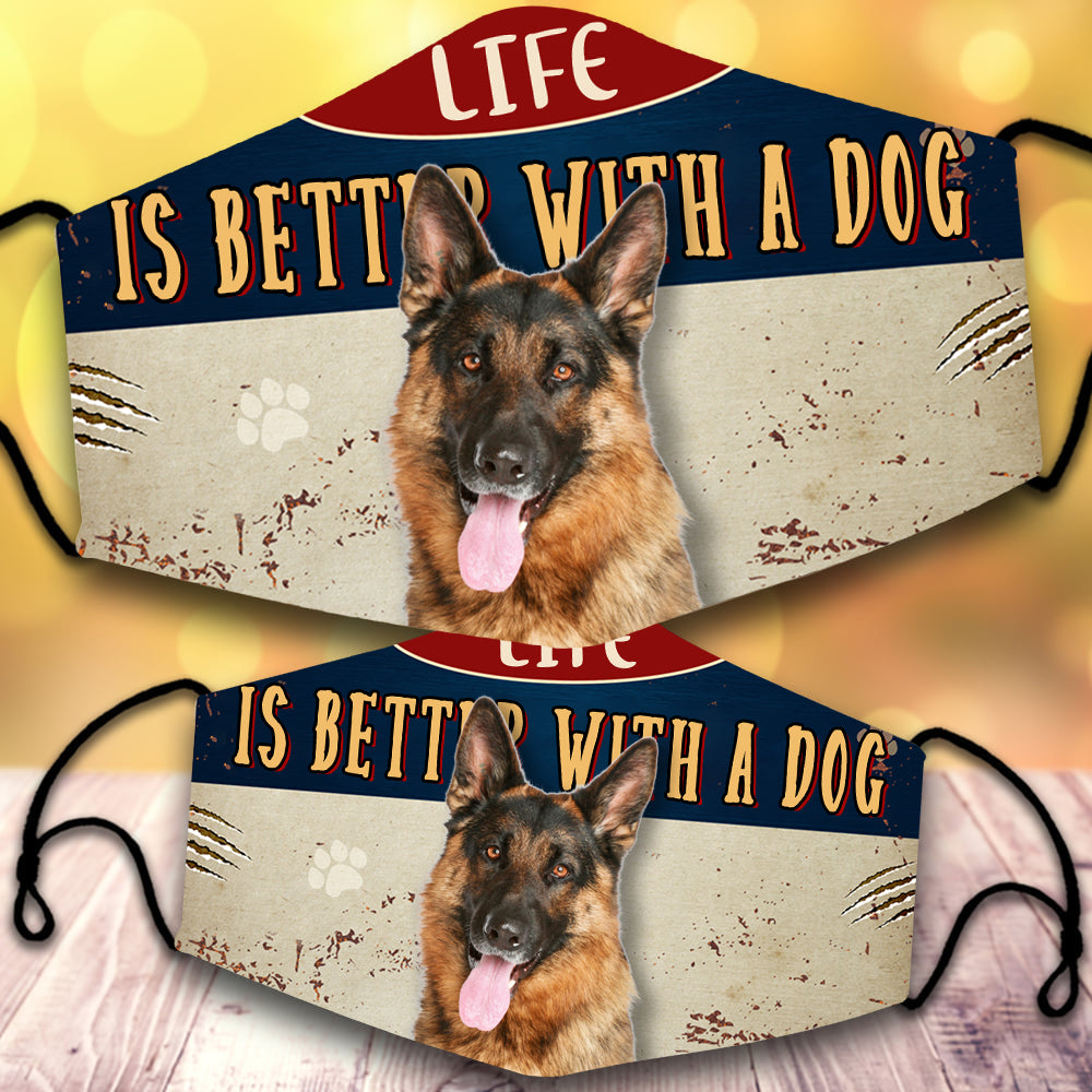 German Shepherd 2-Life Is Better With A Dog-Veil