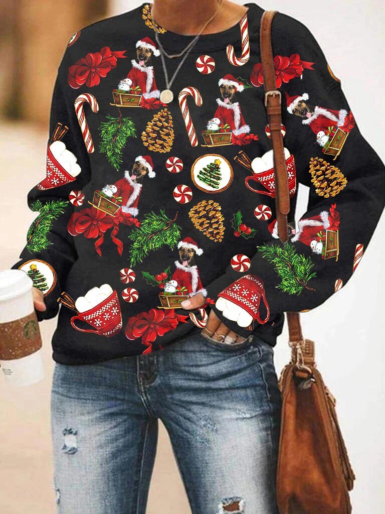 German Shepherd All Over Print Unisex Sweater