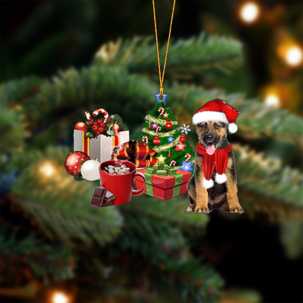 Christmas girl-Two Sided Ornament