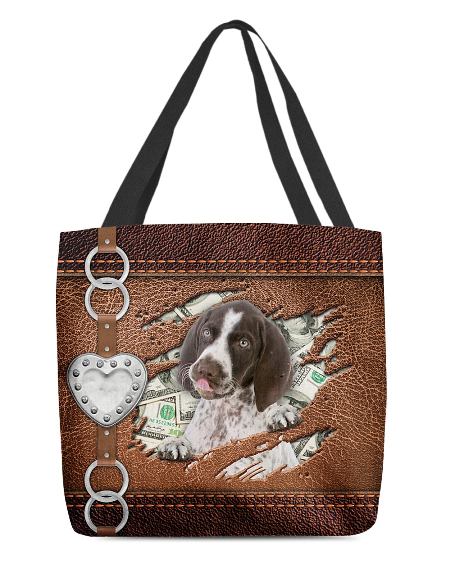 German Shorthaired Pointer-Let Me Go Out -Cloth Tote Bag