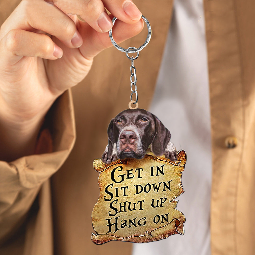 German Shorthaired Pointer get in Keychain