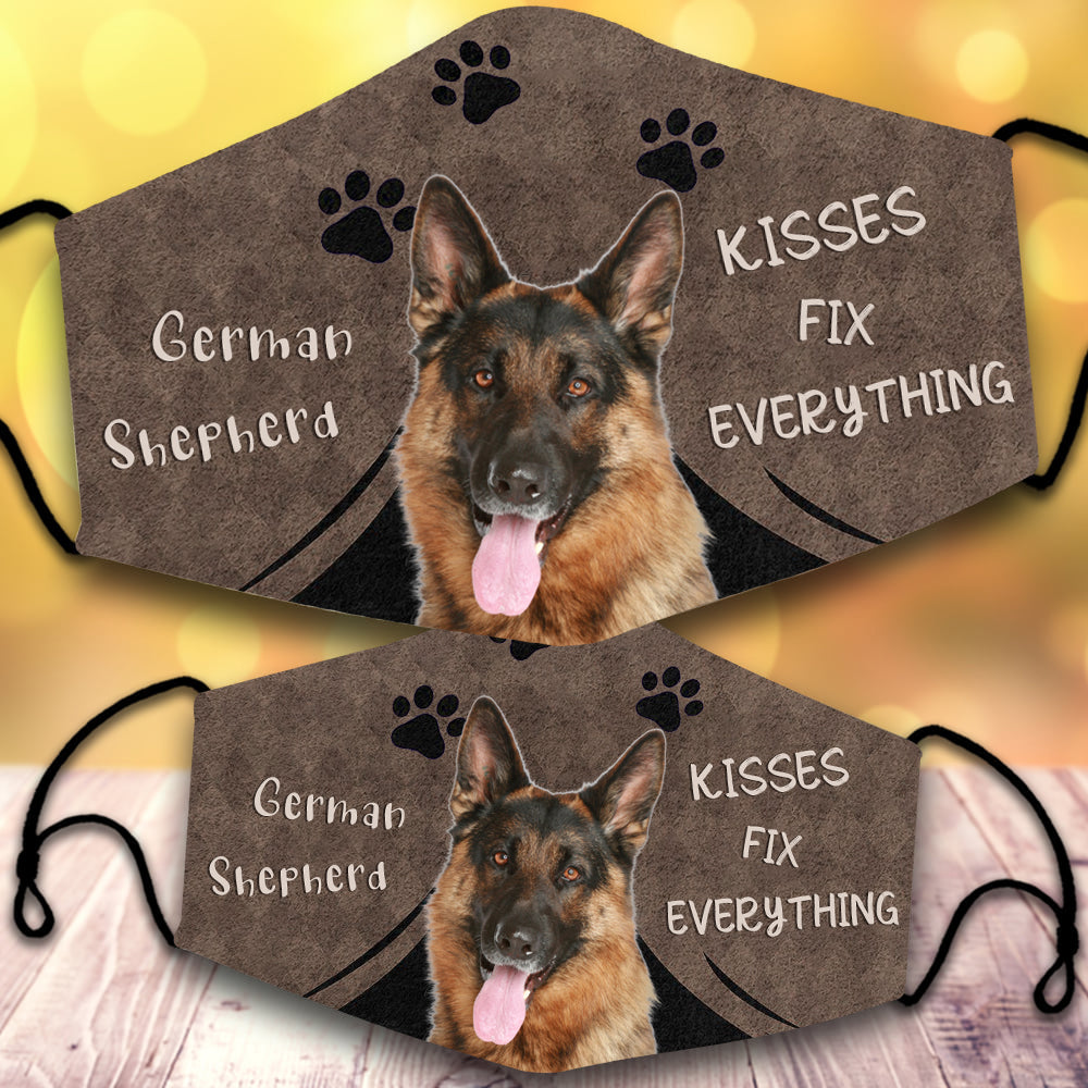 German shepherd-Kisses Fix Everything-Veil