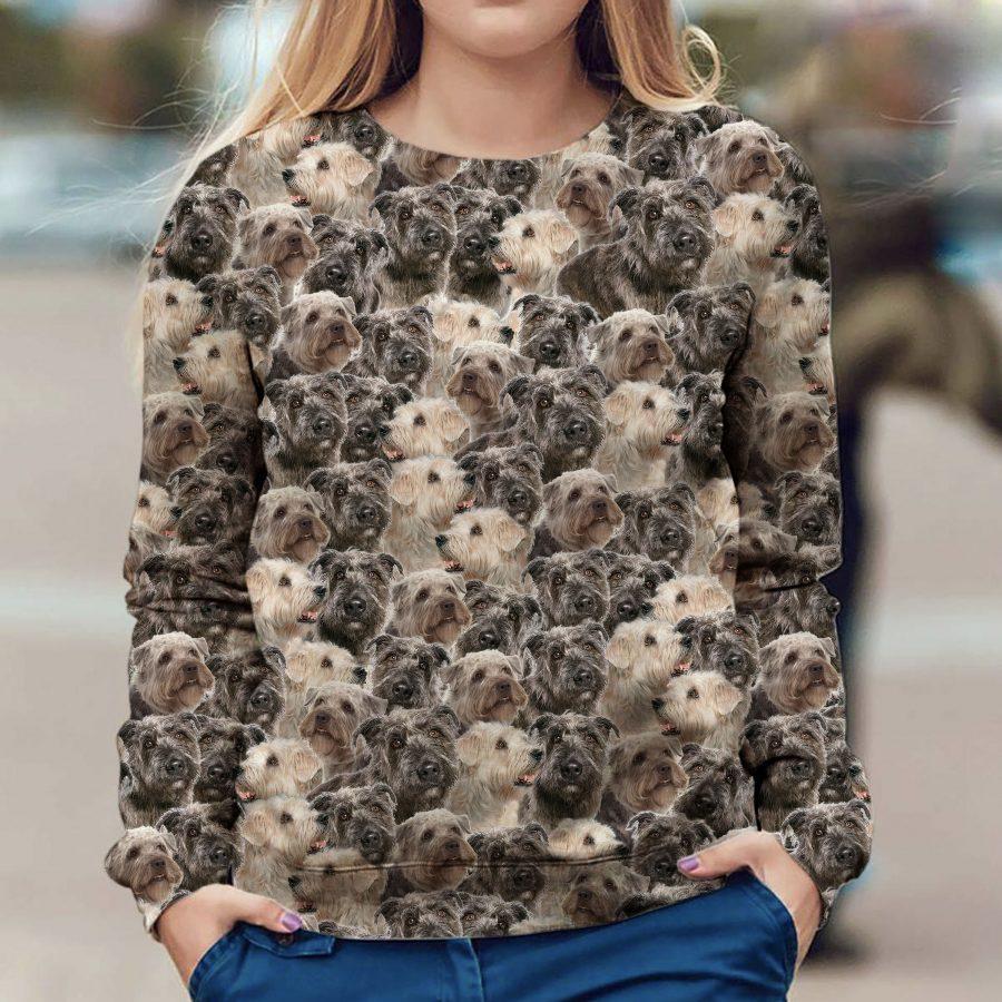 Glen of Imaal Terrier - Full Face - Premium Sweatshirt