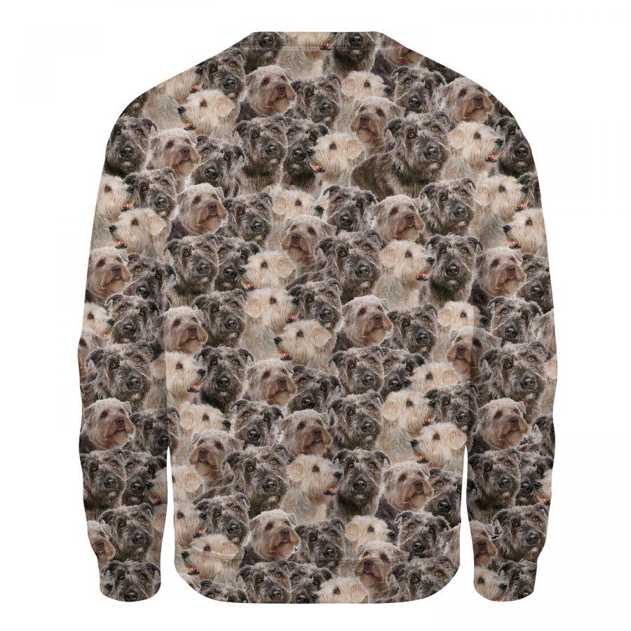 Glen of Imaal Terrier - Full Face - Premium Sweatshirt