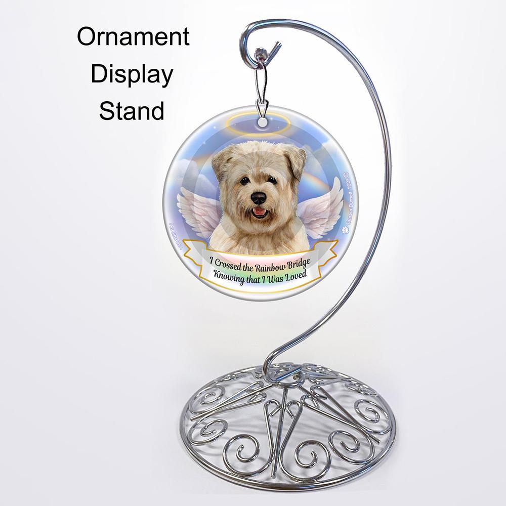 Rainbow Bridge Memorial-Glen Of Imal Terrier Wheaten Porcelain Hanging Ornament