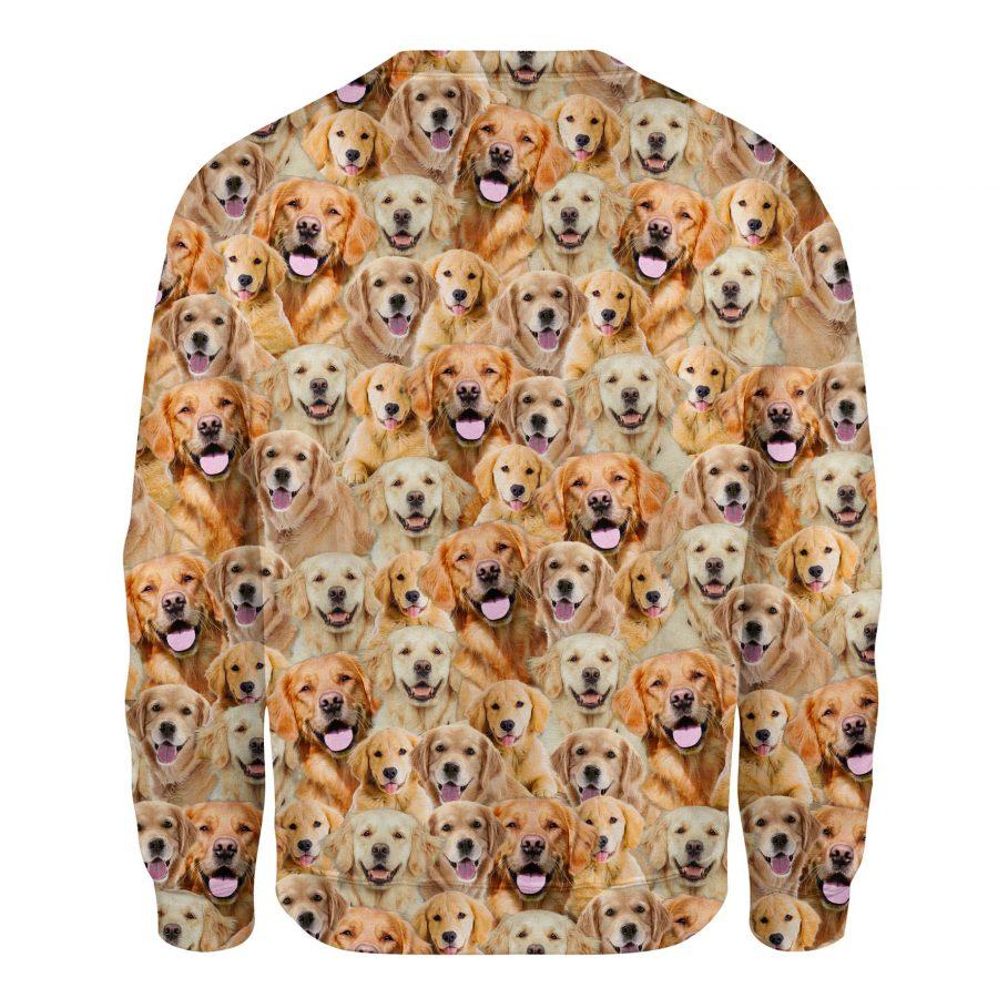 Golden Retriever - Full Face - Premium Sweatshirt