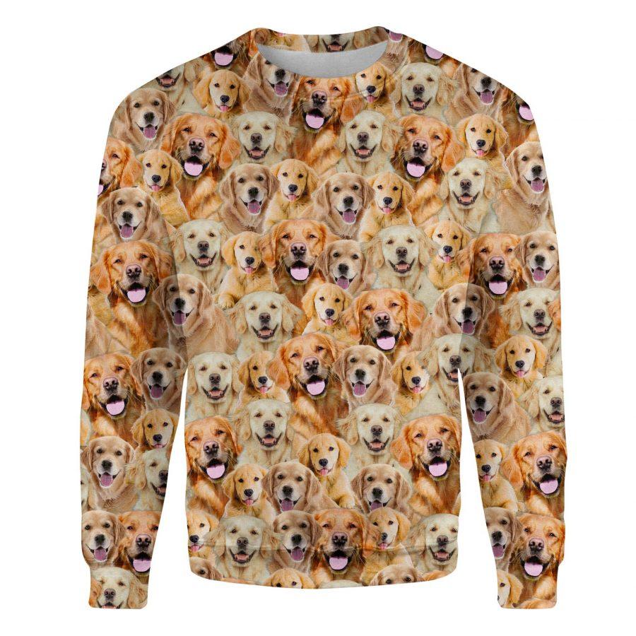 Golden Retriever - Full Face - Premium Sweatshirt