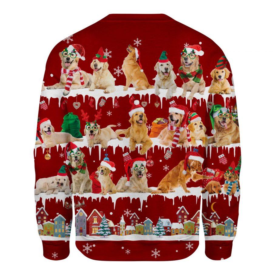 Golden Retriever - Snow Christmas - Premium Sweatshirt