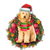 Golden Doodle Christmas Ornament