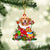 Golden Retriever-Christmas Bag Gift-Two Sided Ornament