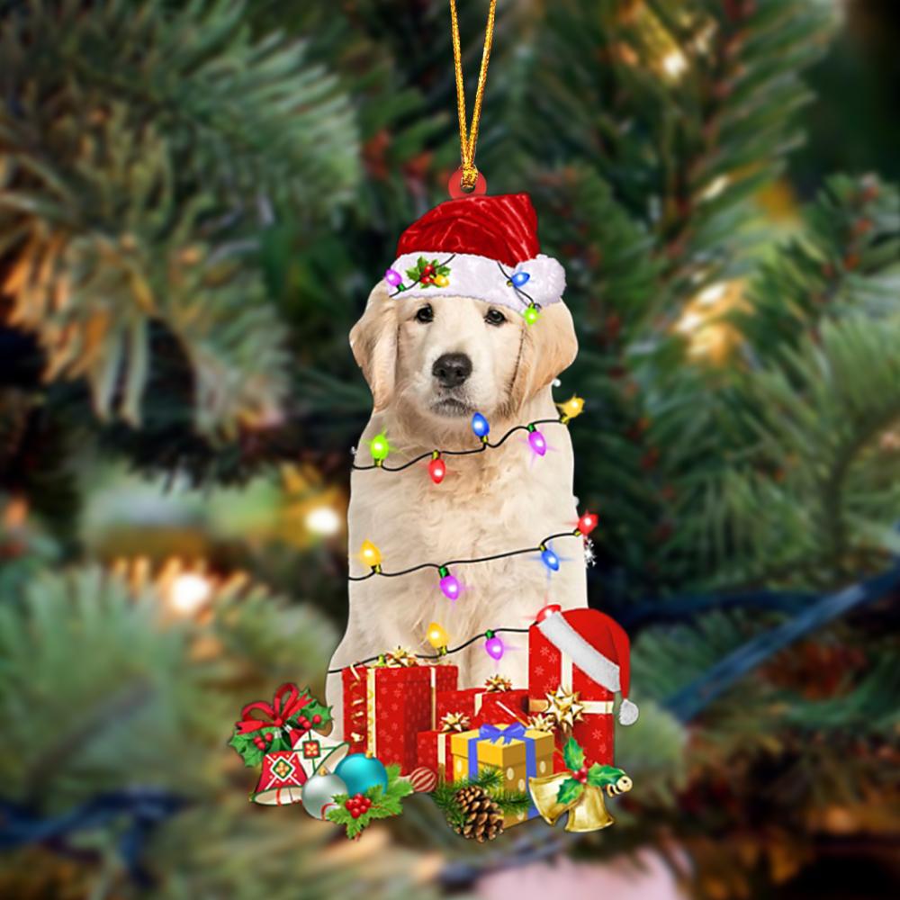 Golden Retriever 1-Dog Be Christmas Tree Hanging Ornament