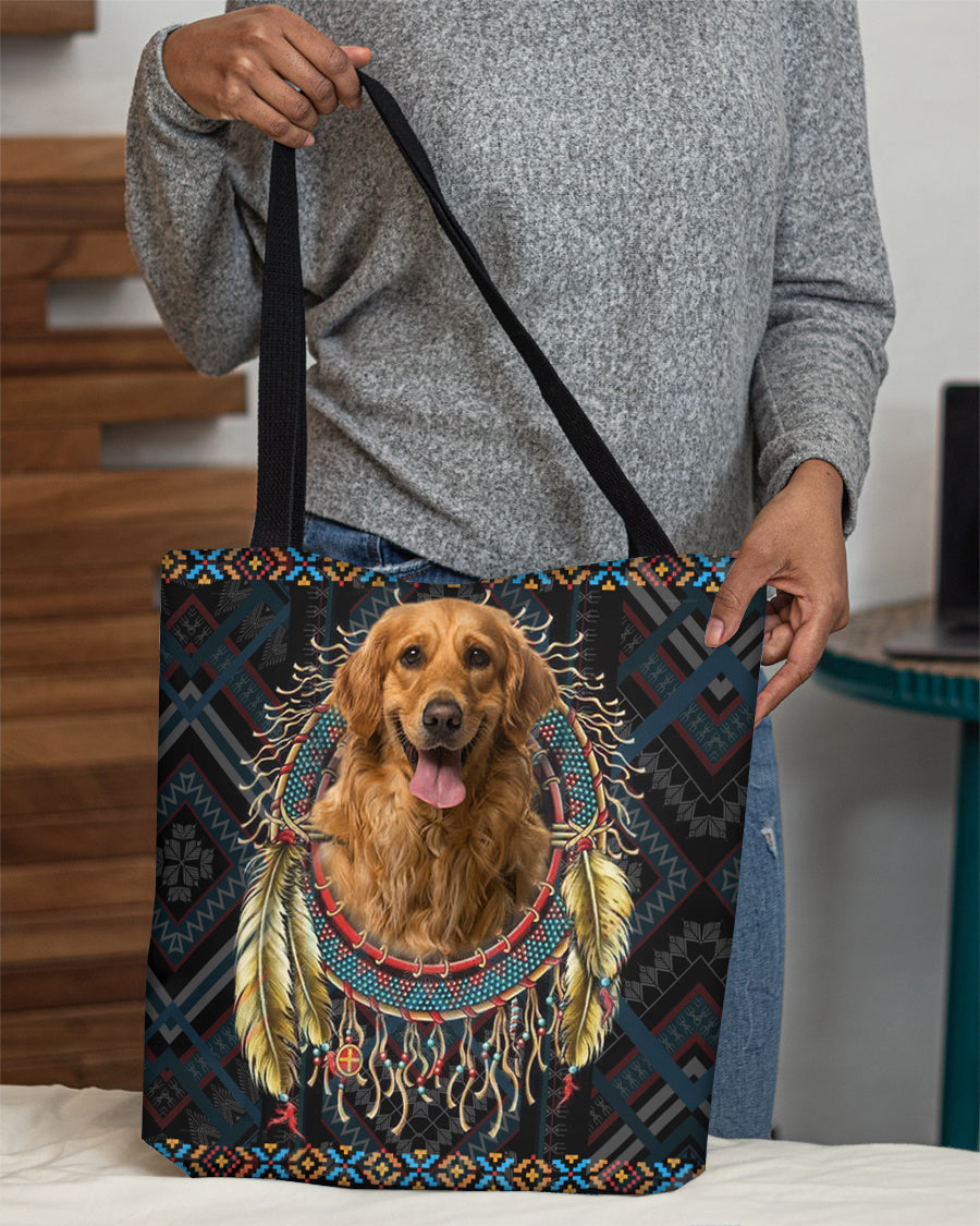 Golden Retriever 2  In Dreamcatcher Cloth Tote Bag
