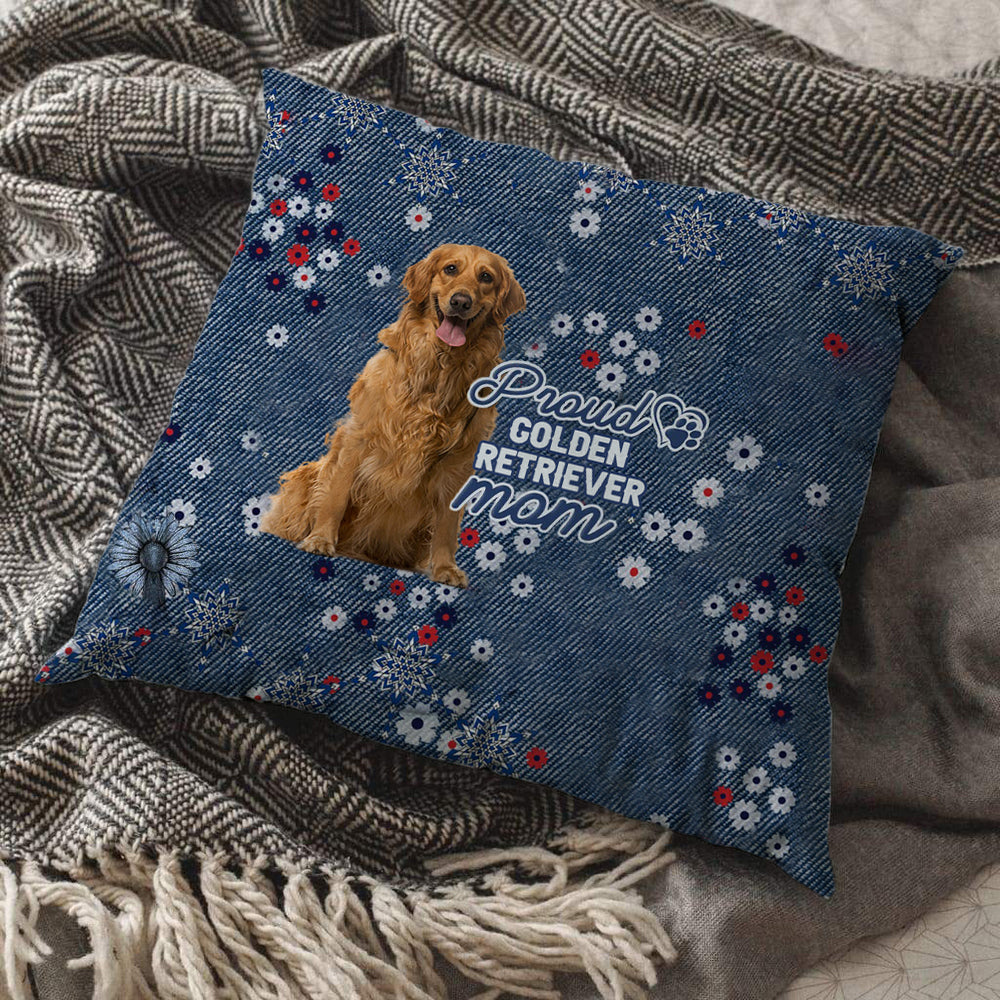 Golden Retriever 2 Pround Mom-Pillow Case