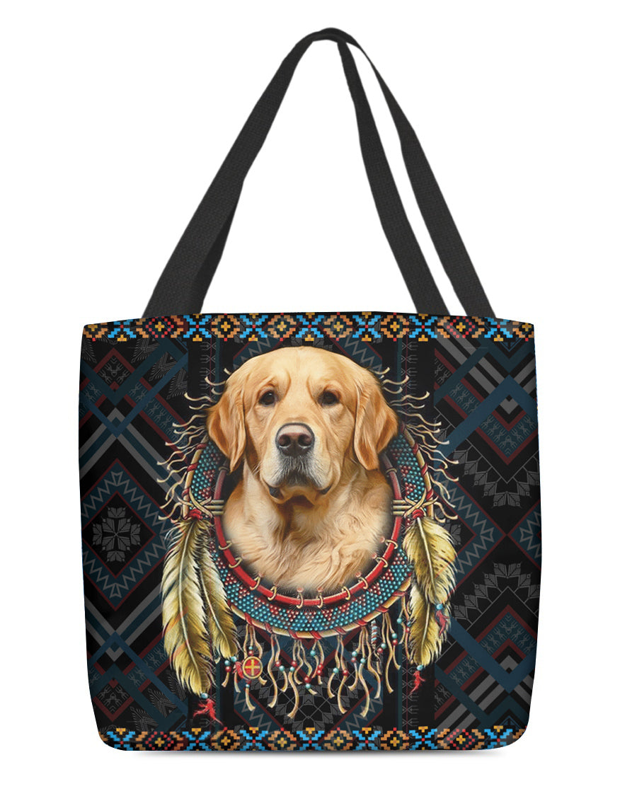 Golden Retriever In Dreamcatcher Cloth Tote Bag