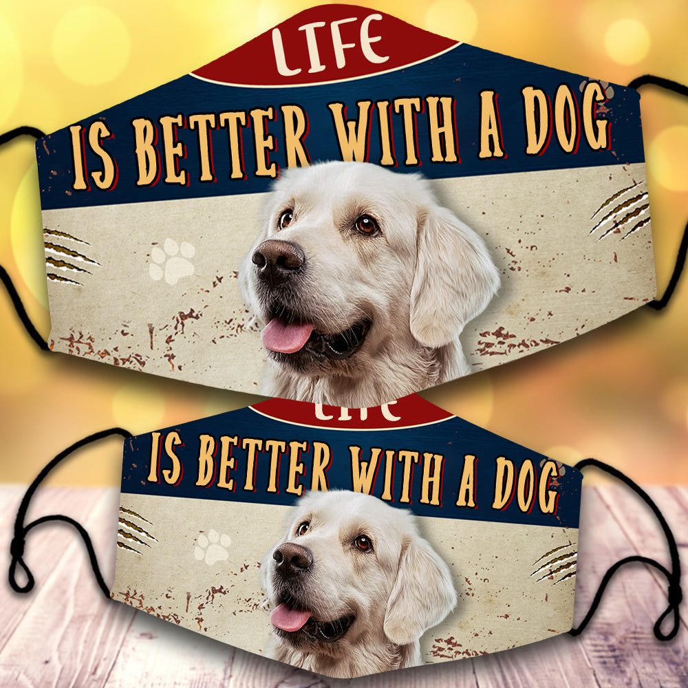 Golden Retriever Mars-Life Is Better With A Dog-Veil