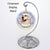 Rainbow Bridge Memorial-Golden Retriever White Porcelain Hanging Ornament