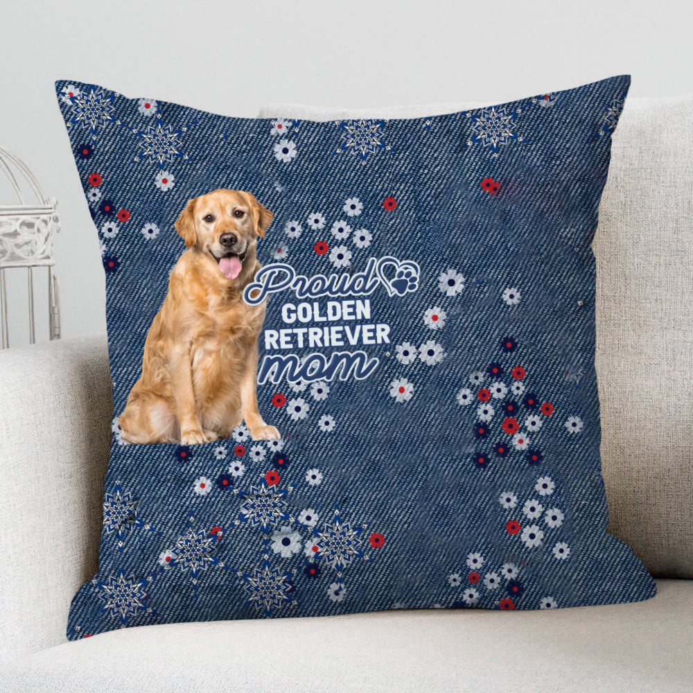 Golden Retriever (2) Pround Mom-Pillow Case