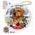 Golden Retriever Porcelain Hanging Ornament